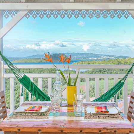 Bungalow Vanille Pacane Vue Mer avec Spa Privé Les Trois-Ilets Exterior foto
